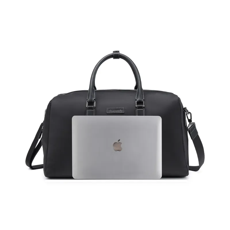 PIERRE CARDIN Fabric Travel Bag Regular Men's Black-3