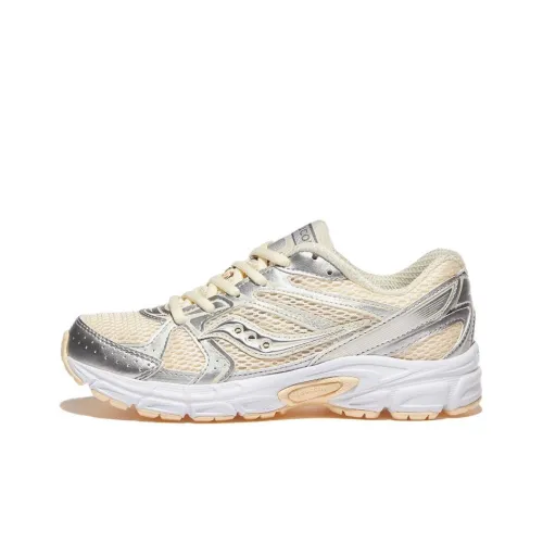 Saucony Ride Millennium Anti Slip Wear Resistant Low Top Running Shoes Women's Beige