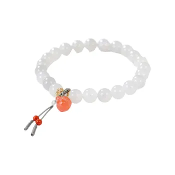 S&A Hetian Jade Bracelets Smoky Blue Women's