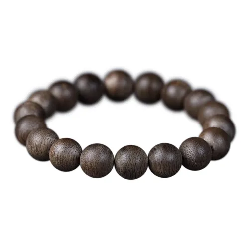 FANGYUANXIAOFU Fragrance Enhancer, Agarwood Single Wrap, Plain Beaded Bracelet Unisex