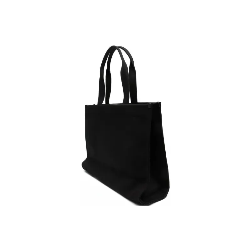TORY BURCH Ella Fabric Brown Lining Tote Bag Shopping Bag Shoulder Bag Handbag Women's Black-1