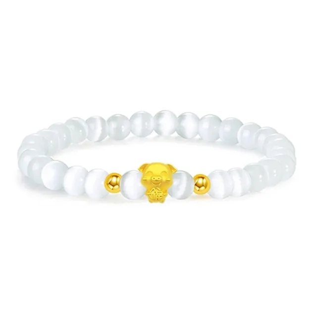 KING TAI SANG Gold Bracelet Women's-14
