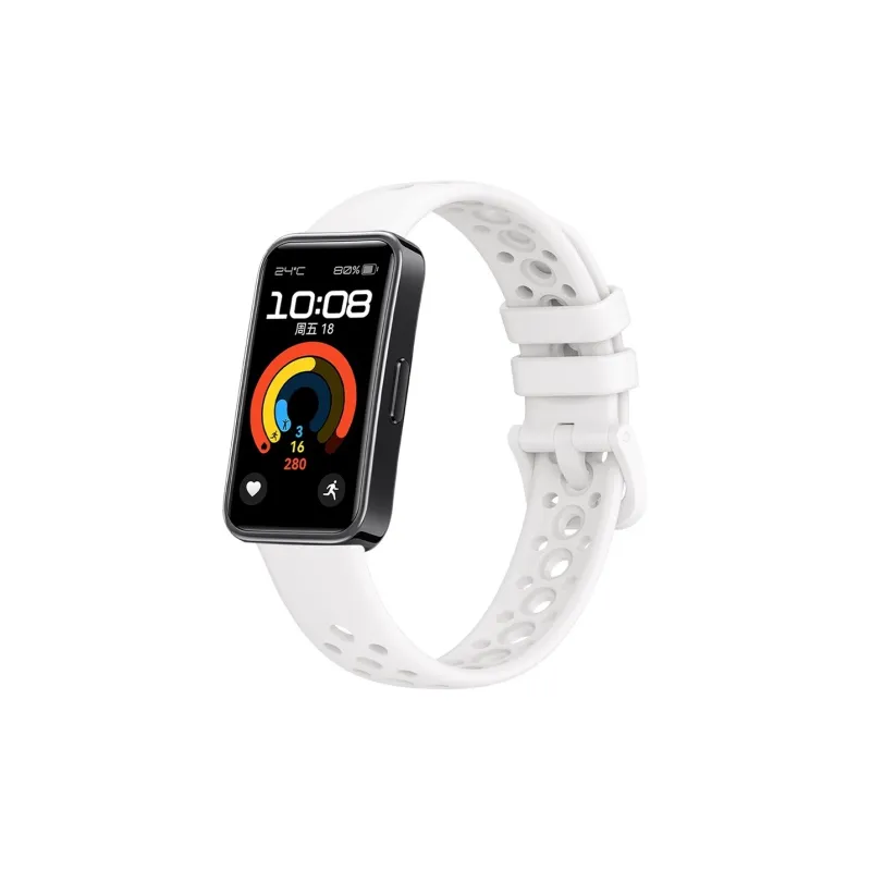 FZRT Watch Band Huawei Compatibility Official Solid Color Skin Friendly Mesh Silicone Strap Silicone Material-4
