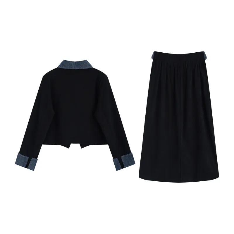 SNZX Two Piece Skirt Sets Women's-1