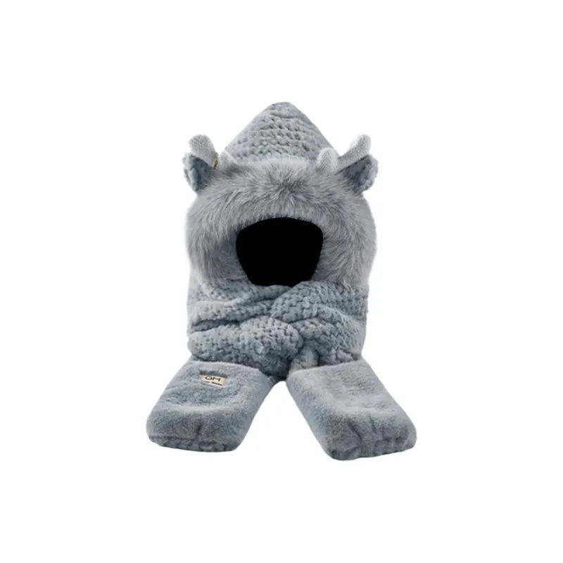 CARTELO Polyester Hoods & Plush Hats Unisex Gift Box Set-7