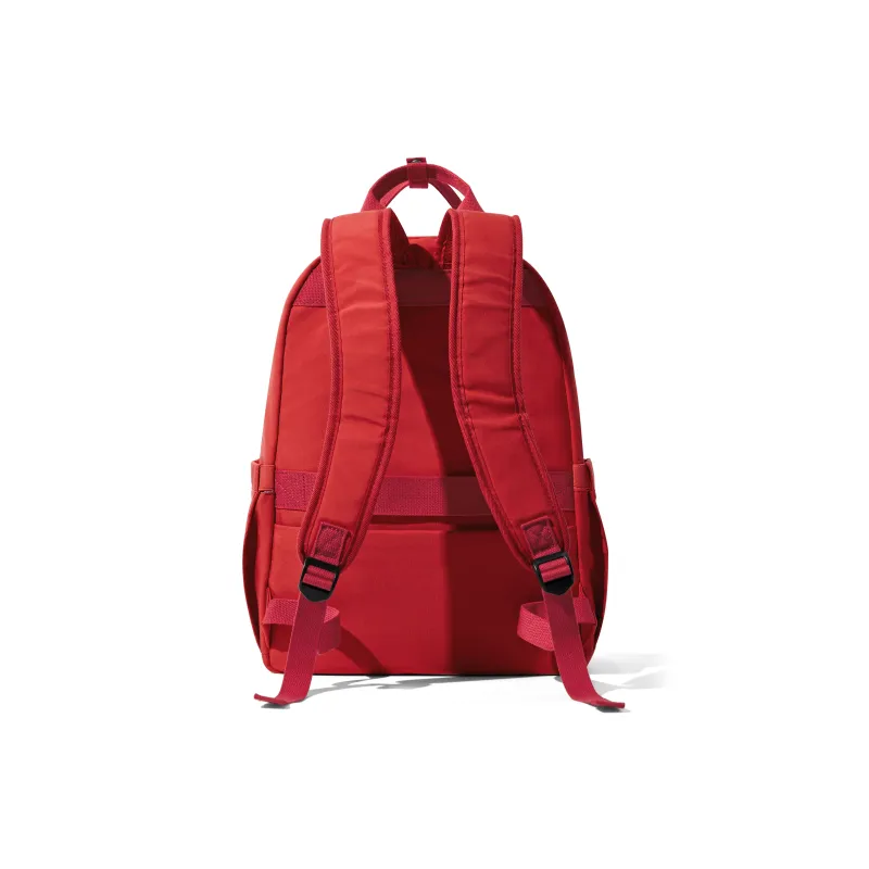 Kawasaki Fabric Backpack Unisex Red/Ecru/Black/Pink Purple-3