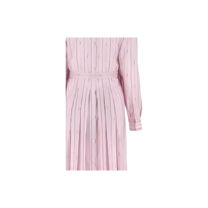 PRADA FW22 Long Sleeved Dress Women's Pink-3
