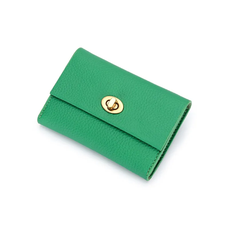 VIHUS Top Grain Cow Leather Coin Purses Card Holders Women's Multicolor-6