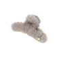 Gray Plush Claw Clip 13cm