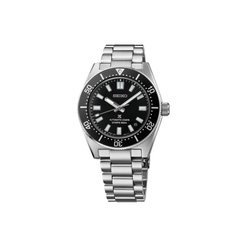 SEIKO PROSPEX Collection Automatic Mechanical Movement Stainless Steel Strap Watch 40mm Men's Watches Black Dial-0