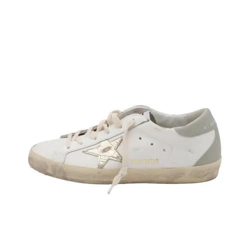 Golden Chelsea Superstar Deluxe White Platinum Grey Women's