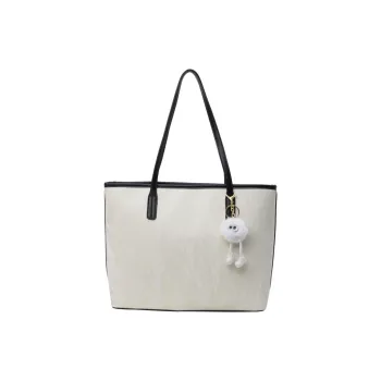 LUVISTRUE PU Tote Bag, Shoulder Bag Regular Women's White/Silver/Black/Pink