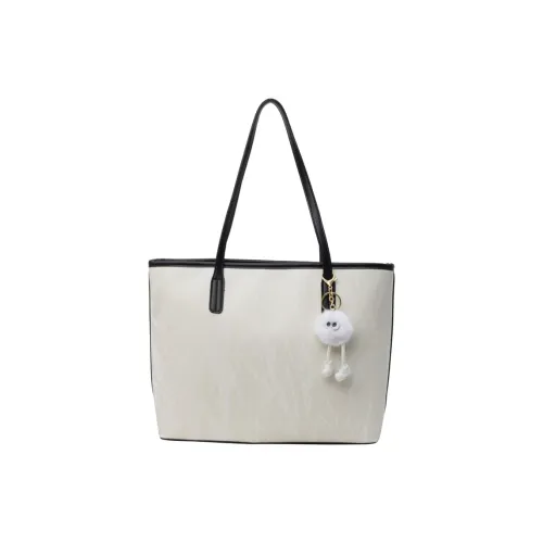 LUVISTRUE PU Tote Bag, Shoulder Bag Regular Women's White/Silver/Black/Pink