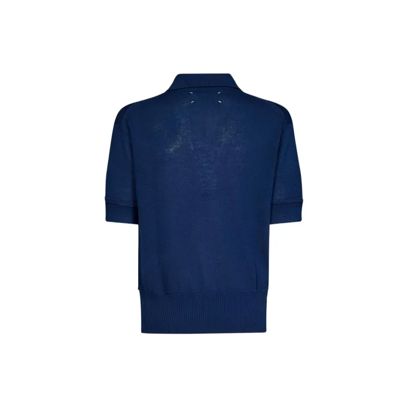 Maison Margiela Knitted Polo Shirt-1