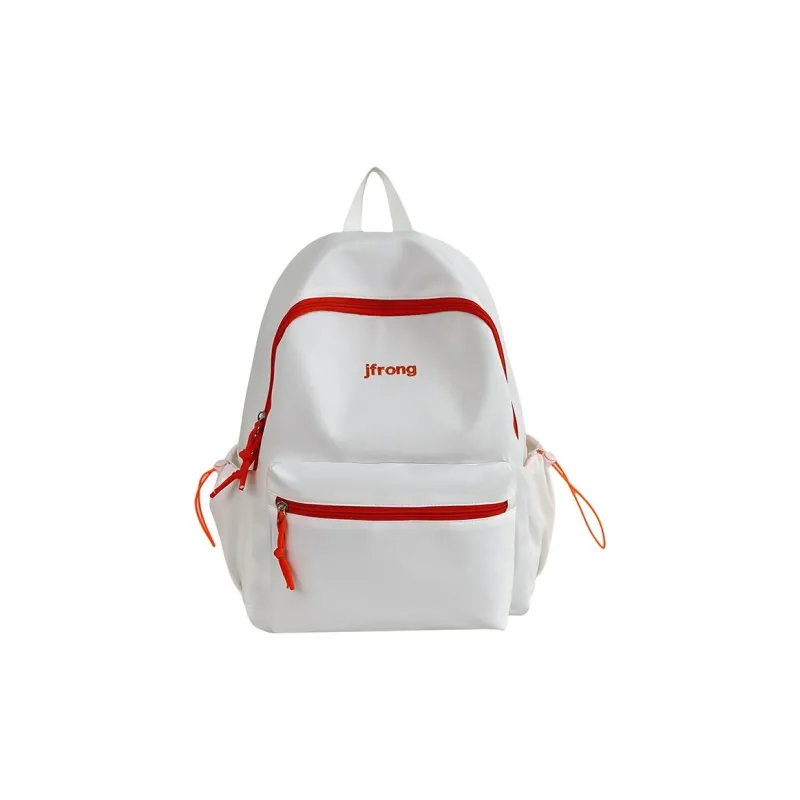 LUVISTRUE Nylon Backpack Unisex White/Black/Yellow/Green/Brown-6