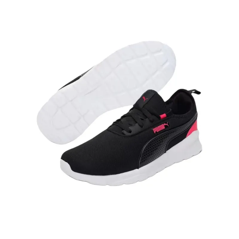 PUMA Crafty Anti-Slip Wear-Resistant Low-Top Casual Shoes Women's Black Pink White-4