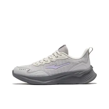 Erke Cushioning Wear Resistant Low Top Running Shoes Women's Mist Gray Cangye Gray