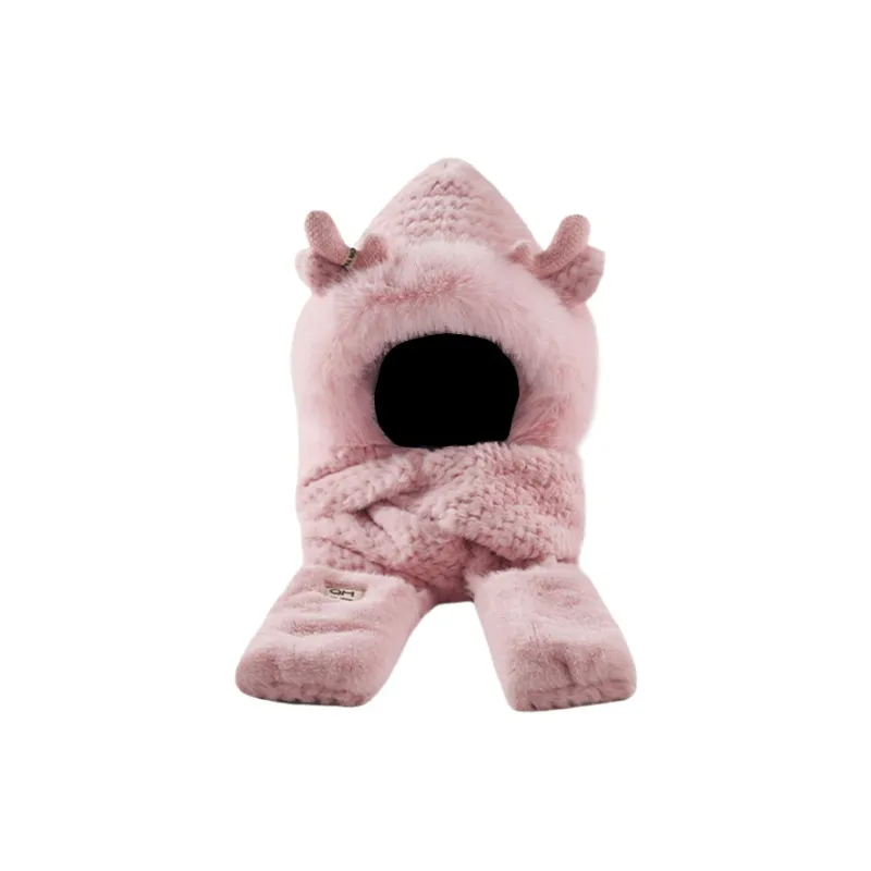 CARTELO Polyester Hoods & Plush Hats Unisex Gift Box Set-9