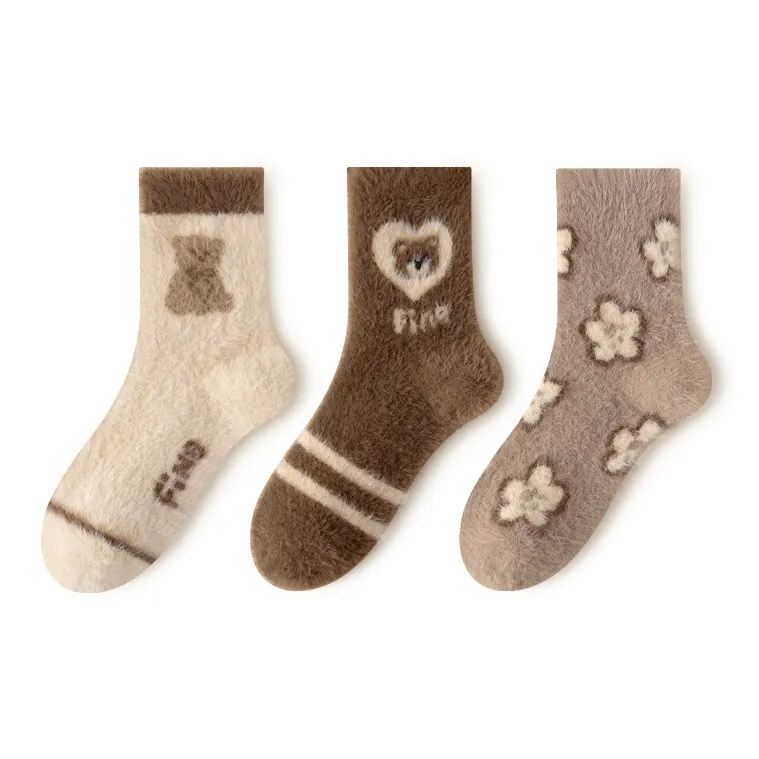 MIIOW Mid Calf Socks Women's Combo Set-16