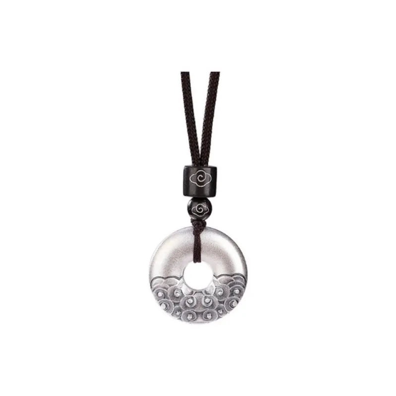 NSAOT 999 Fine Silver Foot Silver Pendants Unisex-0