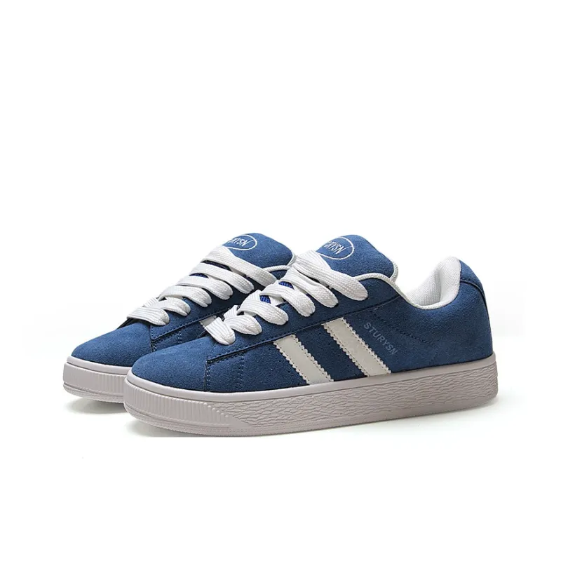 STUR YSN Wear resistant And Lightweight Low Top Skateboard Shoes Women's Blue-2