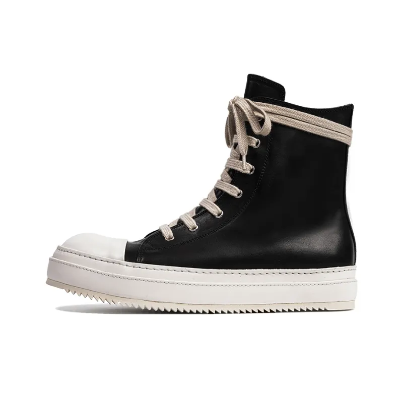 Dreambo Slip Resistant High Top Skateboard Shoes Men's-4