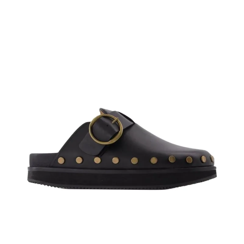 ISABEL MARANT Closed Toe Slippers Women's Black-1