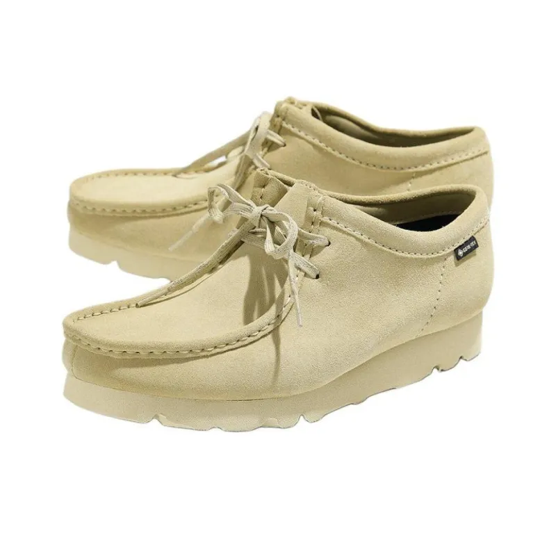 Clarks Wallabee Casual Shoes Men's Beige-2
