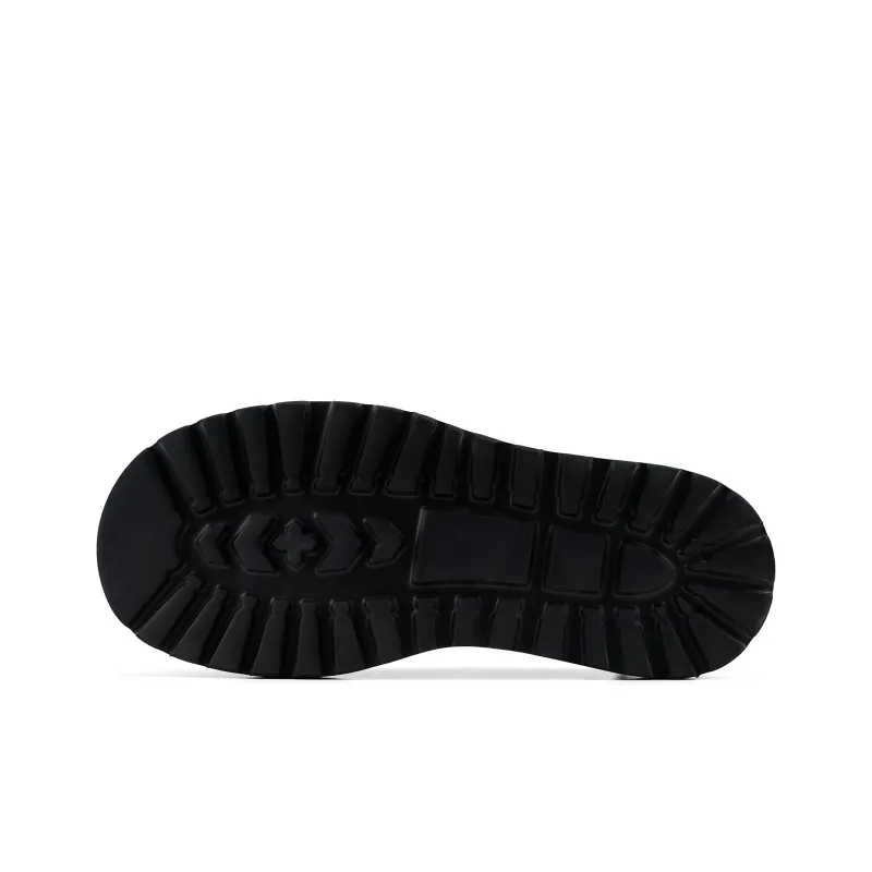 HANQIAORIJI Black Blood Series Derby Shoes Men's Black-7