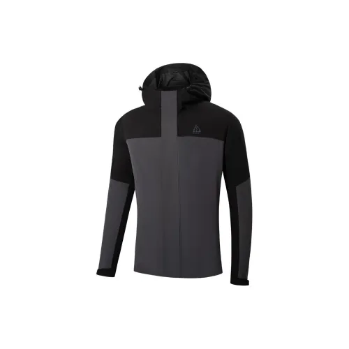 361° Windproof Windbreaker Jacket Men's Meteorite Gray/Super Black