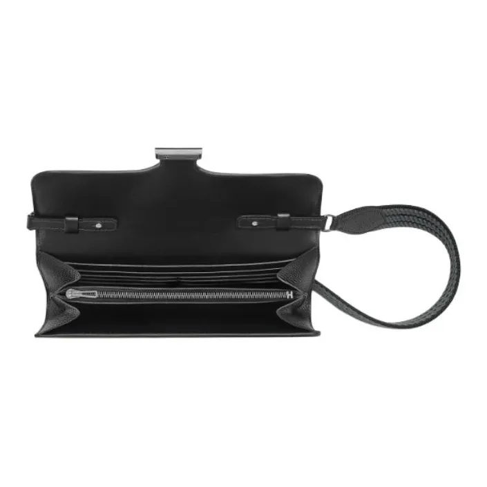 HERMES Constance To Go Epsom Calfskin With Canvas Shoulder Bag Crossbody Bag Wallet Women's 85 Ardoise Slate Gray-3