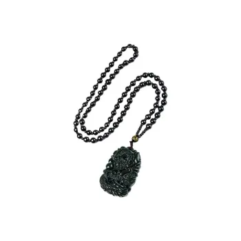 JUNWEN Hetian Jade Necklaces Green Jade Unisex