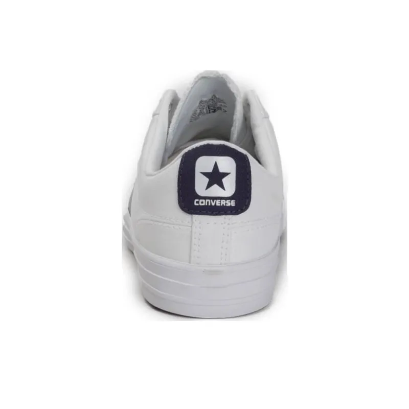 Converse All Star Non-slip Lightweight Low-Top Canvas Shoes Men's White-4