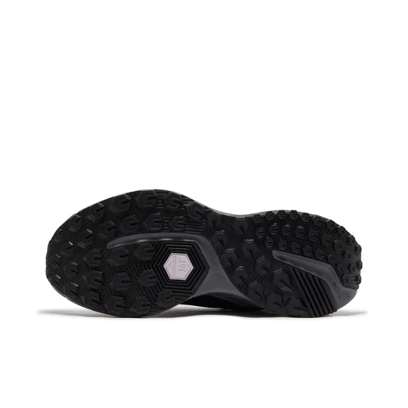 361° Rain Screen Cushioning, Slip Resistant, And Abrasion Resistant Low Top Casual Running Shoes Women's Black Gray-4