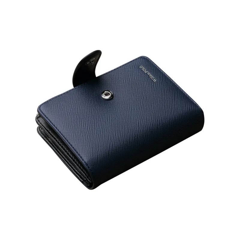 WilliamPOLO Cow Leather Coin Purse Men's Multicolor-13