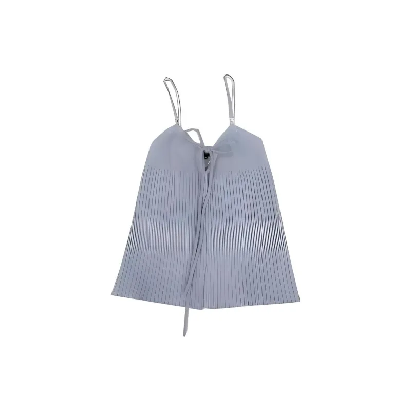 CHANEL Camisole Women's Silver Gray-1