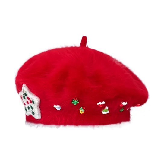 SLEEPYWALK Polyester Berets Women's-3