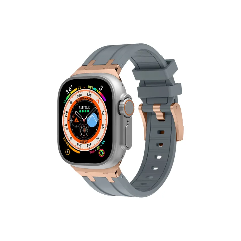 ZHENGGUANG Watch Band Apple Compatibility Silicone Material-39