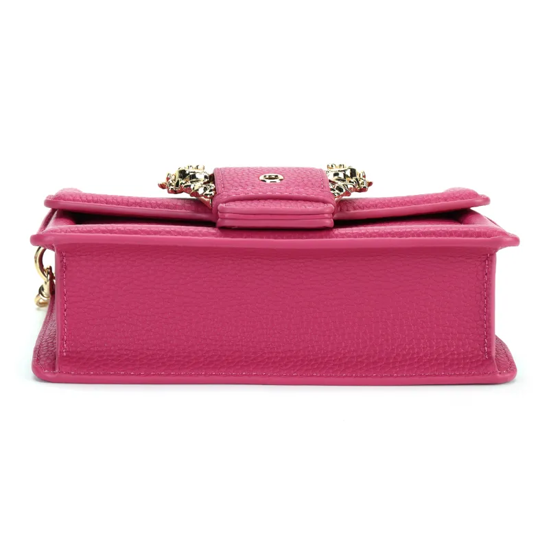 VERSACE JEANS COUTURE Polyester Portable Crossbody Bag, Shoulder Bag Women's Pink-7