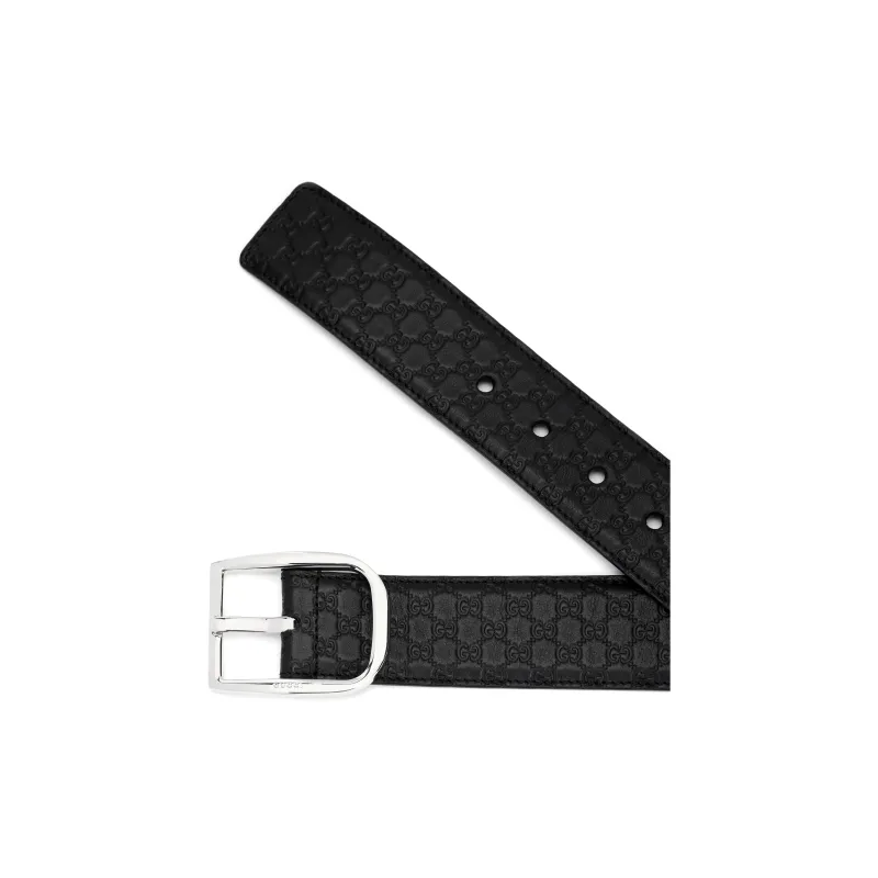 GUCCI GUCCIssima Leather Belt-3