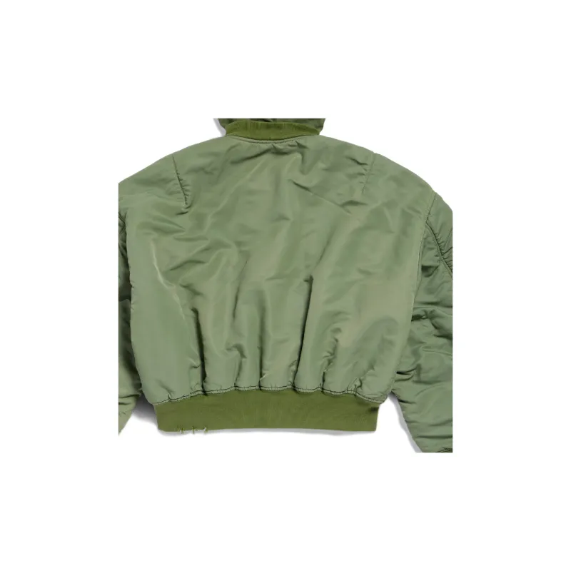 Balenciaga Zip Up Hooded Jacket-5