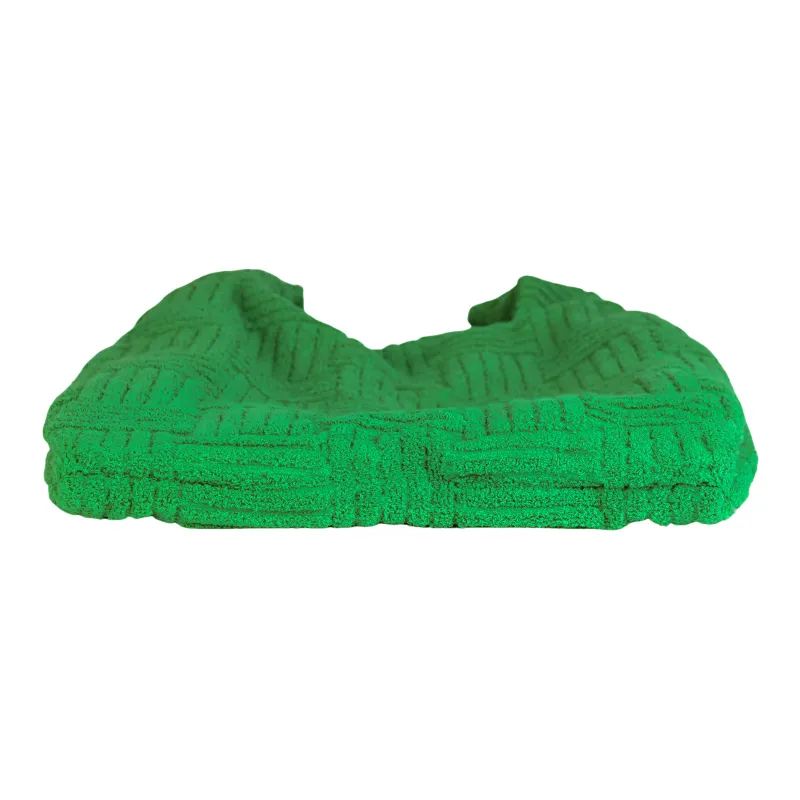 Bottega Veneta Towel Fabric Handbag Regular Unisex Green-6