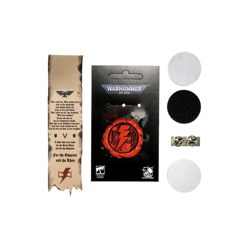 STARFORGED White Scar Pure Seal Starforged Warhammer 40K Badges-0