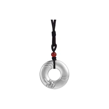 Brahmacharya S999 Fine Silver Foot Silver Pendants Unisex