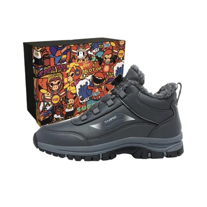 POLAR BEAR Anti-Slip Wear-Resistant Mid-Top Casual Shoes Unisex-8