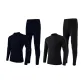 2 Pack[Black Mock Neck+Navy Blue Mock Neck]