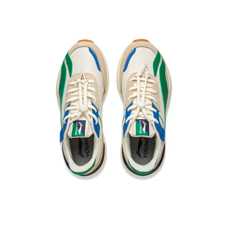 LINING YOUNG Shock Absorbers Rebound Low Top Kids Lifestyle Shoes Ecru Kids'-3
