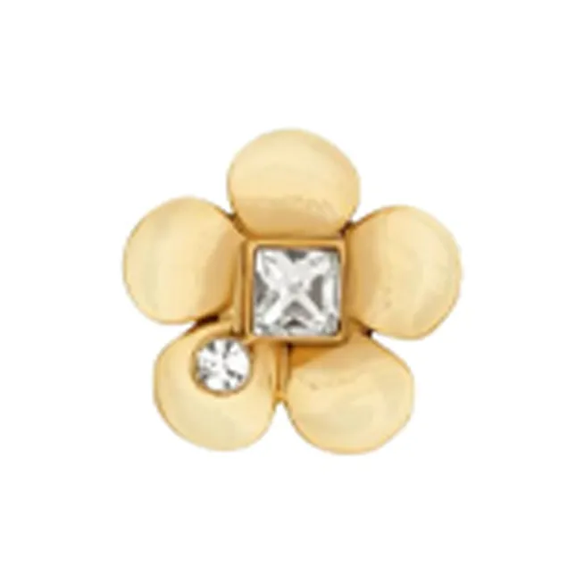 Oscar De La Renta Flower Stud Earrings-1