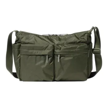 UNIQLO Polyamide Shoulder Bag Crossbody Bag Regular Unisex Dark Olive