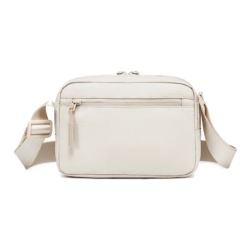 Super Five Polyester Shoulder Bag Crossbody Bag Unisex Black/Gray/Ecru/Blue-2